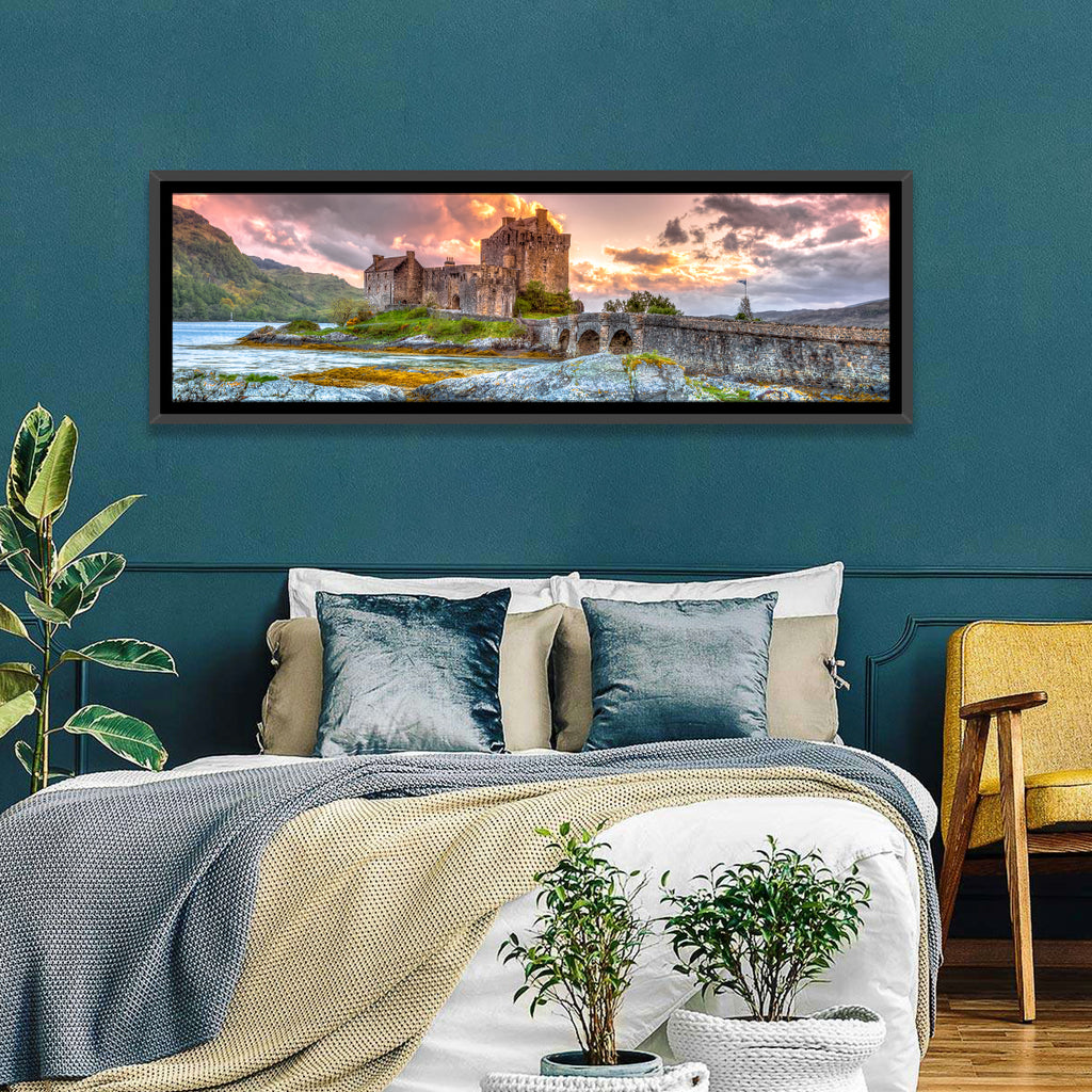 Eilean Donan Castle at Sunset Wall Art
