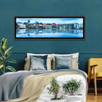 Reykjavik City Hall at Blue Hour Wall Art