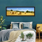 Late Summer Straw Bales Wall Art