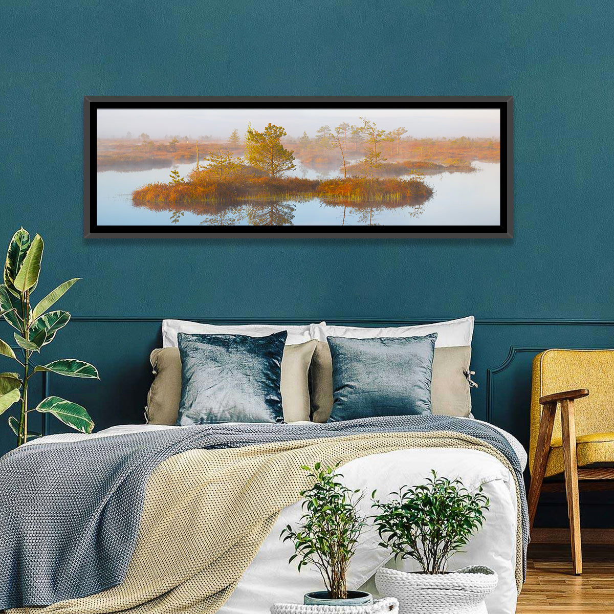 Yelnya Swamp Reflection Wall Art
