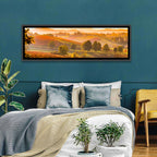 Golden Hour Vineyard Hills Wall Art