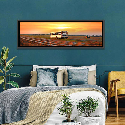 Farms Field Rural Indiana Wall Art