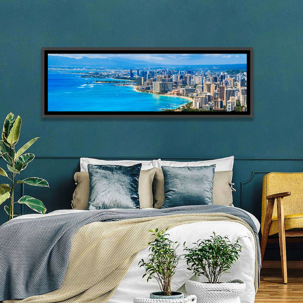 Honolulu Skyline Wall Art