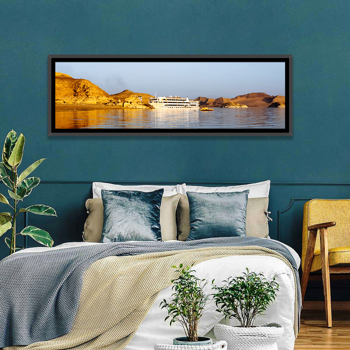 Cruise Ship in Lake Nasser Wall Art