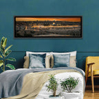 Jerusalem Sunset Over Temple Mount Wall Art