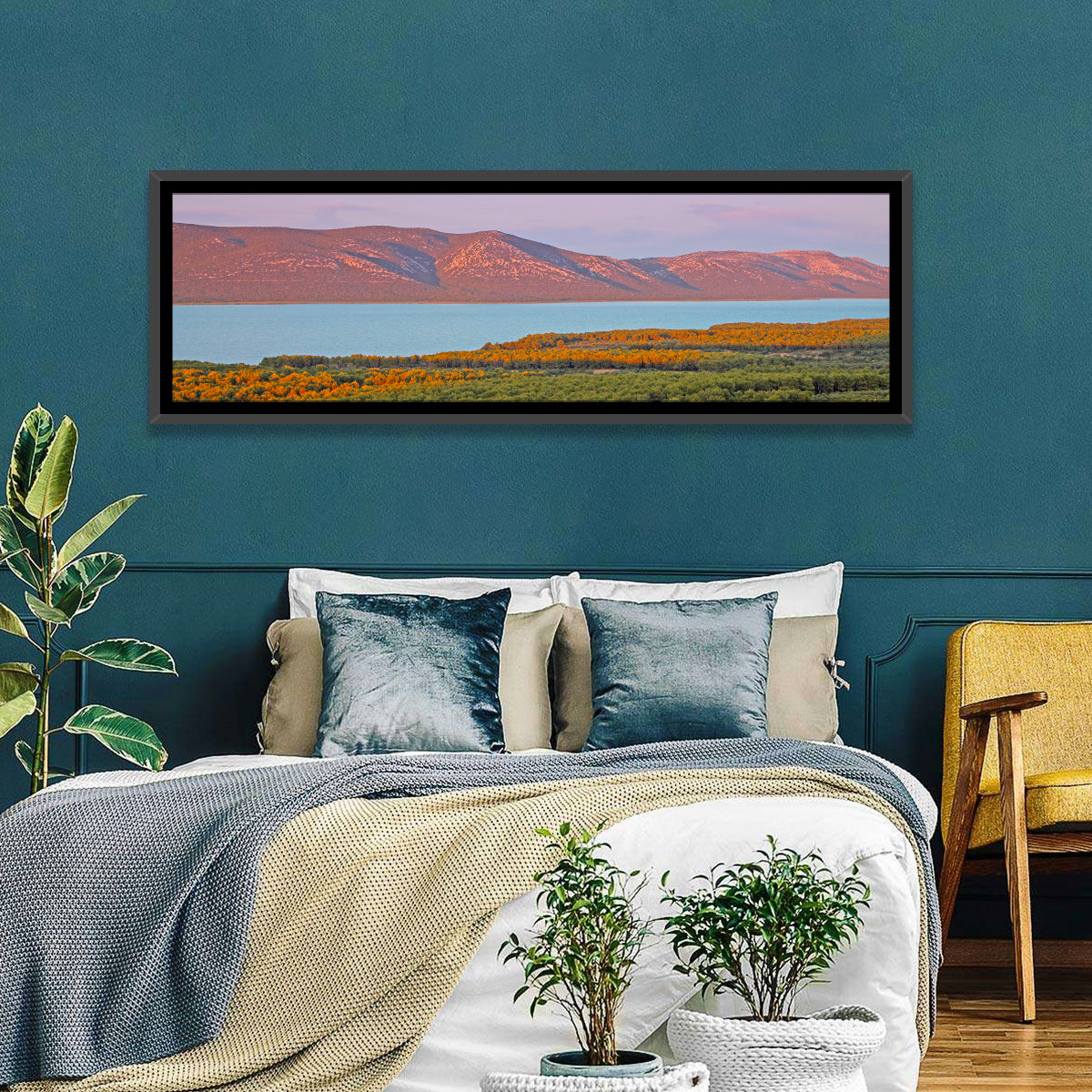Lake Vrana Golden Hour Wall Art