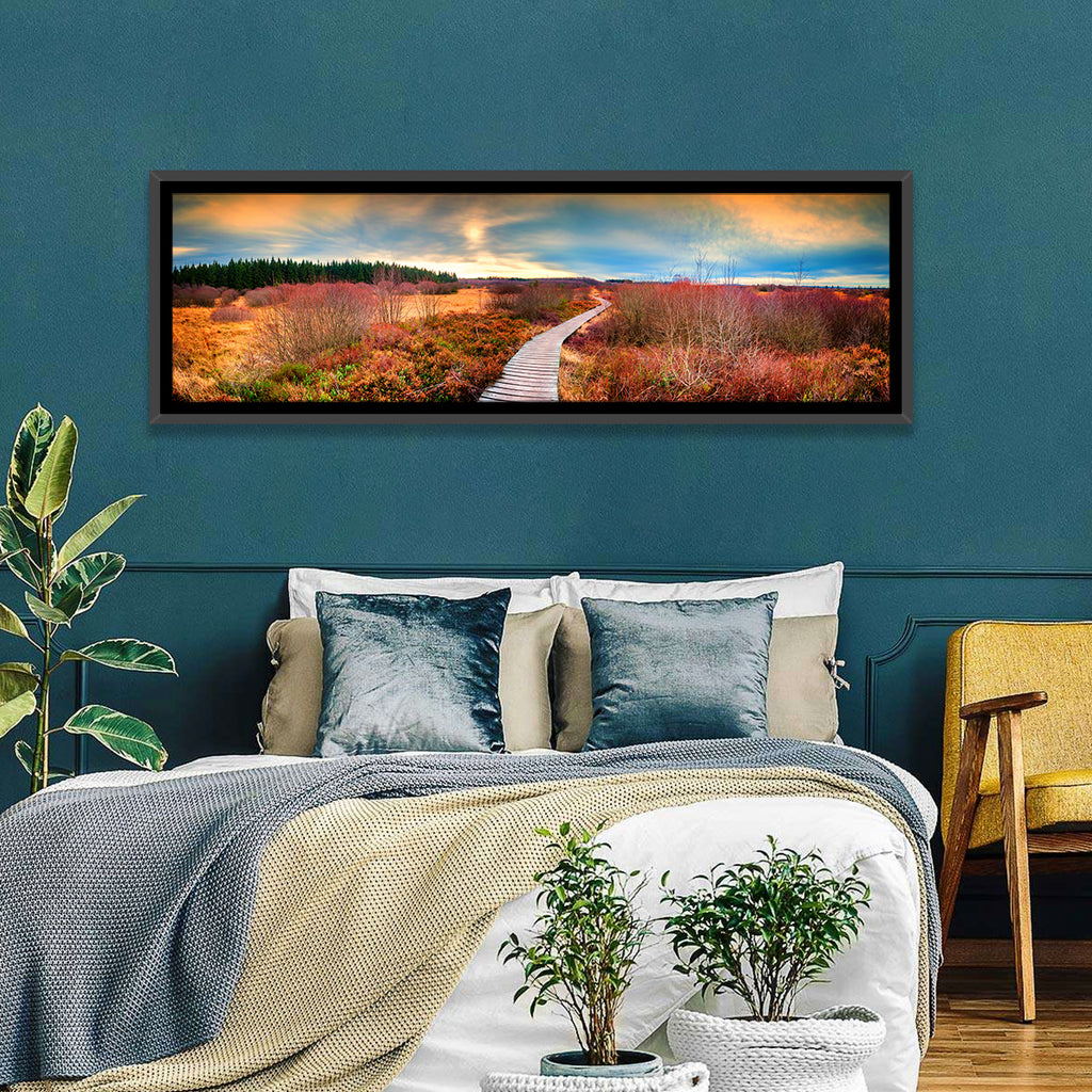 Autumn Heathland Boardwalk Wall Art