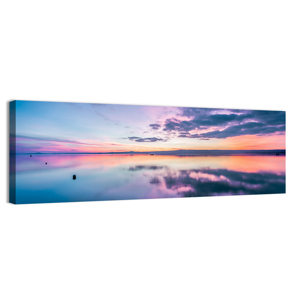 Lake Bolsena Sunset Reflection Wall Art