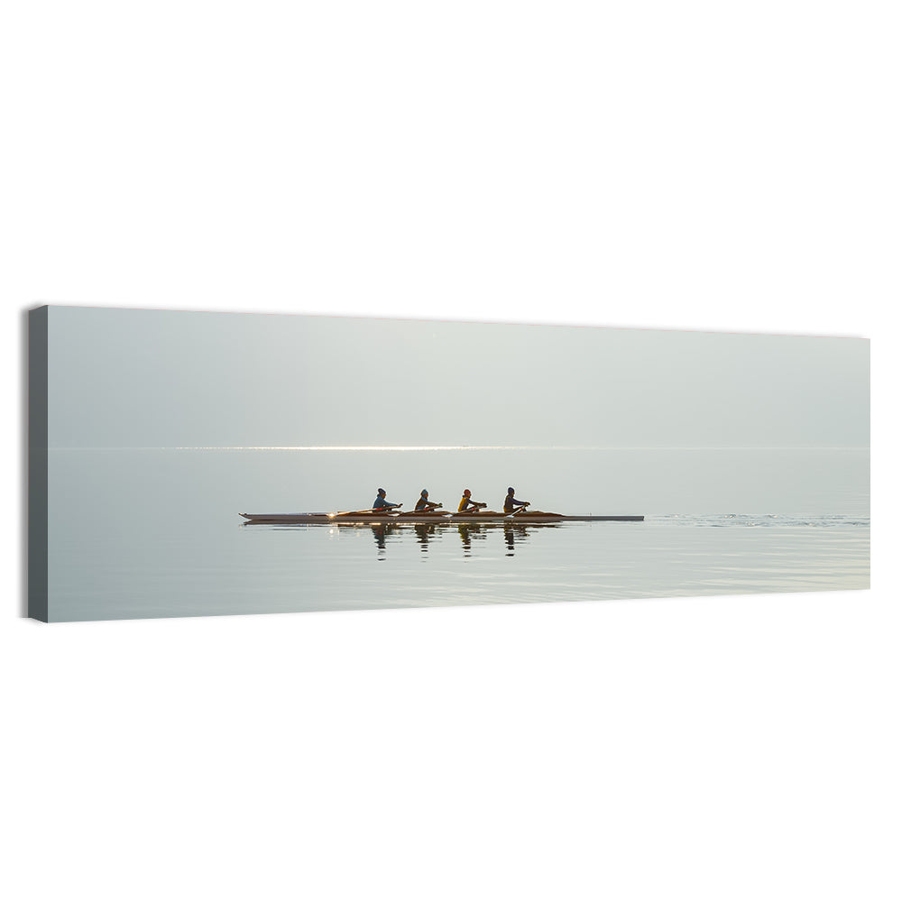 Four Rowers on Lake Lugano Wall Art