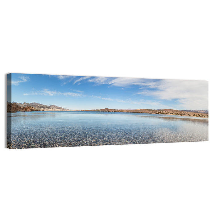 Lake Mohave Shoreline Wall Art as a canvas print