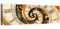 Steampunk Spiral Clock Wall Art