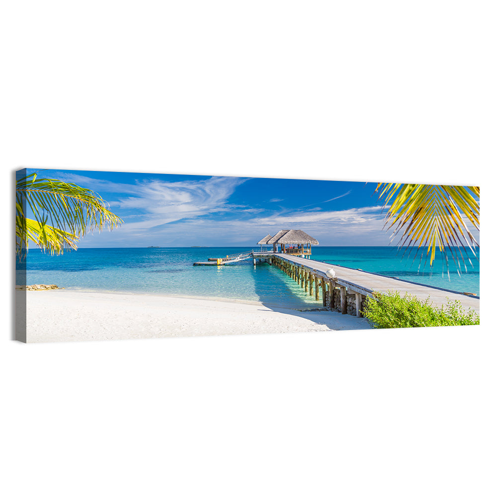 Maldives Overwater Pier Wall Art