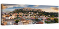 Acropolis and Parthenon Over Athens at Golden Hour Wall Art