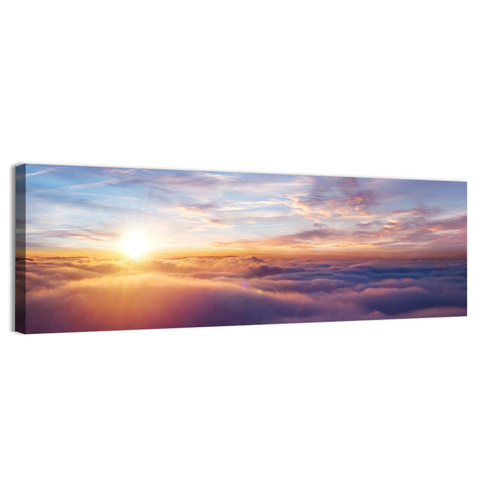 Sunrise Cloudscape Wall Art as a canvas print