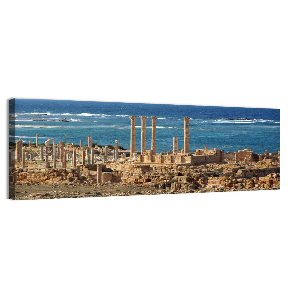Leptis Magna Coastal Ruins Wall Art