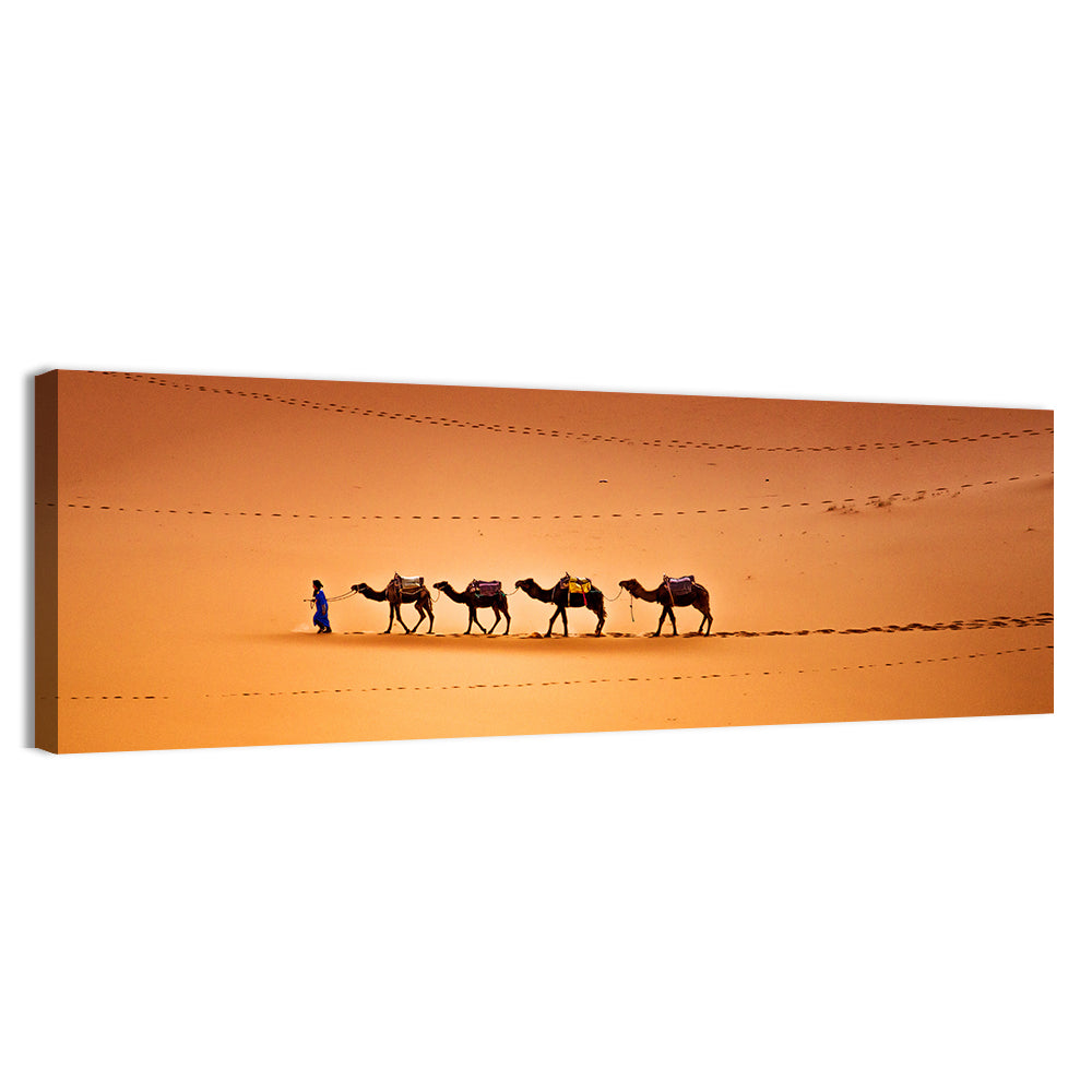 Sahara Camel Caravan Wall Art