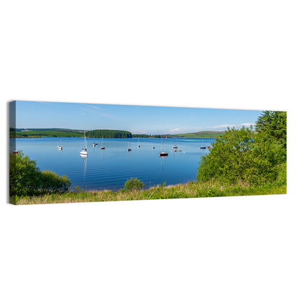 Boats On Llyn Brenig Wall Art