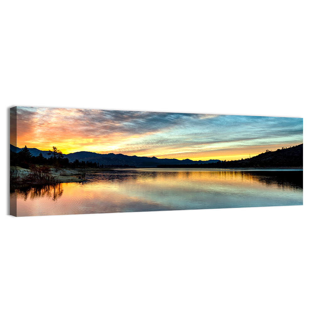 Lake Hemet Sunrise Reflection Wall Art