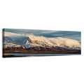 Reykjavik Golden Hour Mountains Wall Art