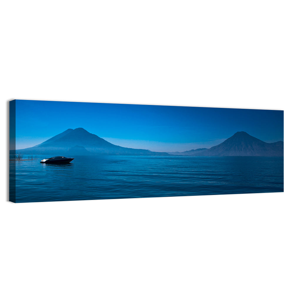 Boat At Lake Atitlan Wall Art