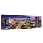 Lima Night Skyline Wall Art