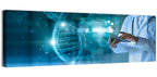 Doctor with Dna Helix Wall Art