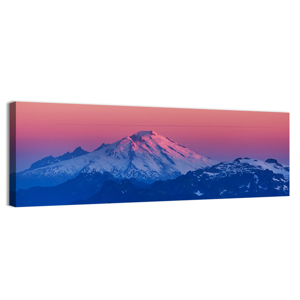 Mount Baker Alpenglow Wall Art