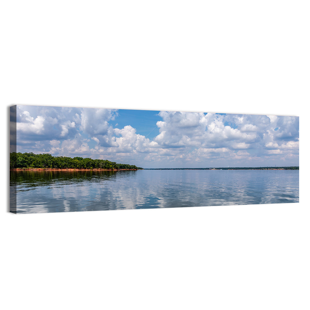 Thunderbird Lake Reflections Wall Art, canvas print, panoramic