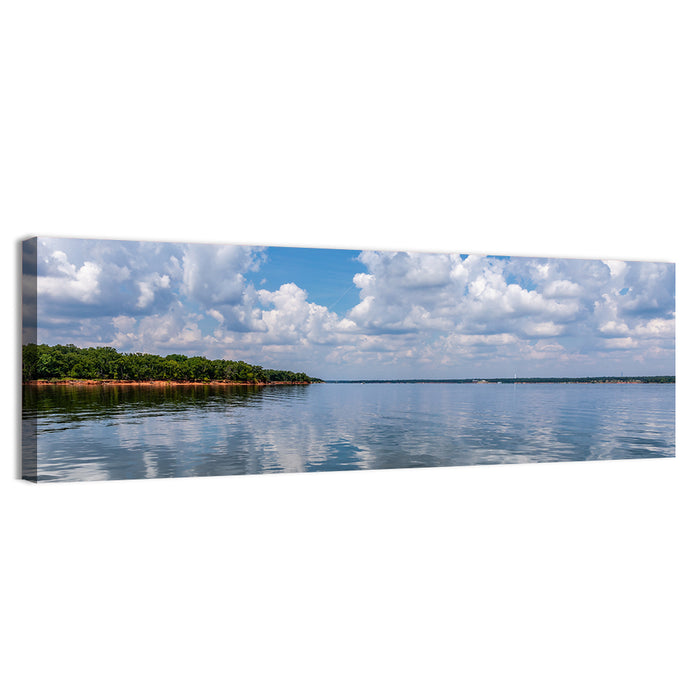 Thunderbird Lake Reflections Wall Art as a canvas print
