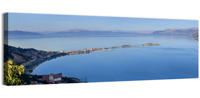 Eğirdir Lake Peninsula Wall Art as a canvas print