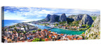 Omiš Cetina River Mouth Canyon View Wall Art
