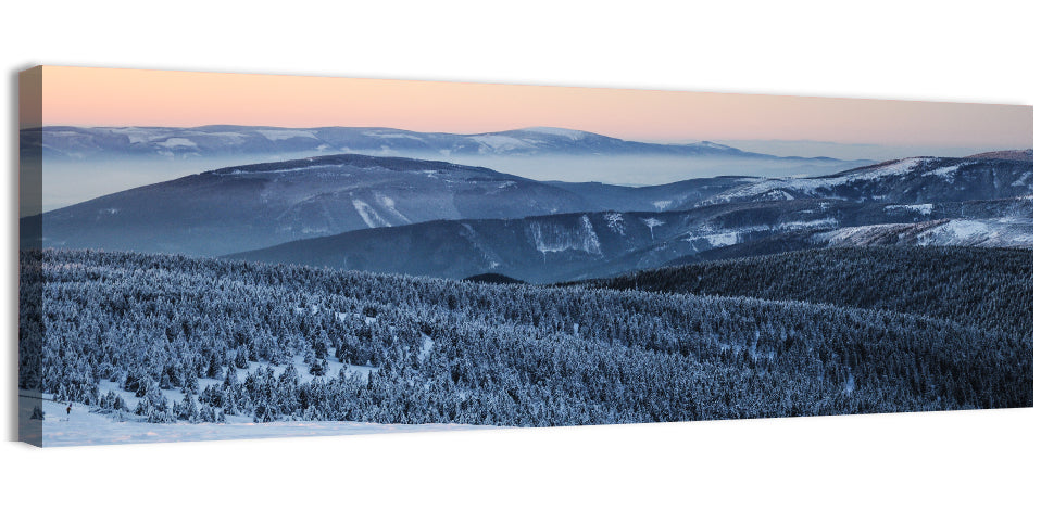Jeseníky Winter Mist Wall Art