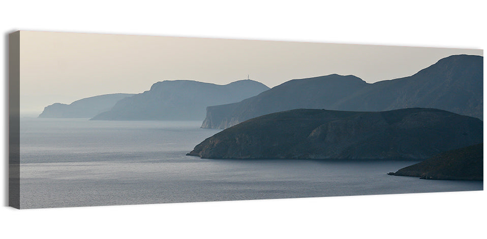 Kalymnos Shore at Blue Hour Wall Art