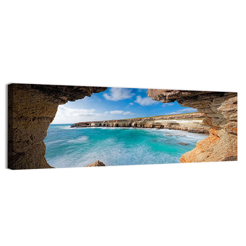 Cape Greko Sea Cave View Wall Art