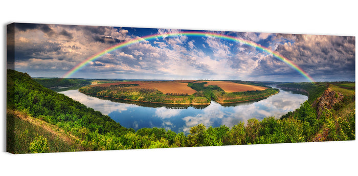 Dnister River Wall Art as a canvas print