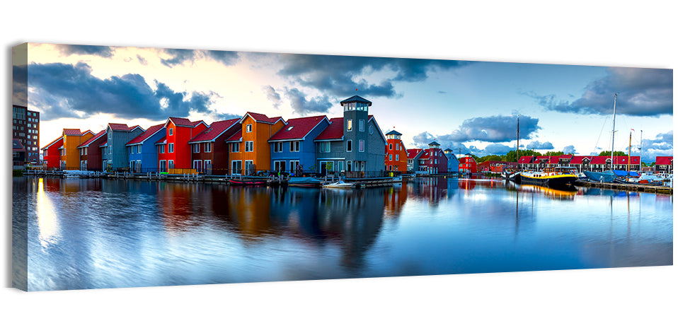 Groningen Port Sunrise Wall Art