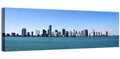 Miami Skyline Over Calm Blue Water Wall Art