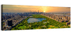 Central Park Reservoir at Dusk Wall Art