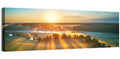 Sunrise Over Misty Meadow Wall Art