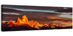 Mount Fitz Roy at Golden Hour Wall Art