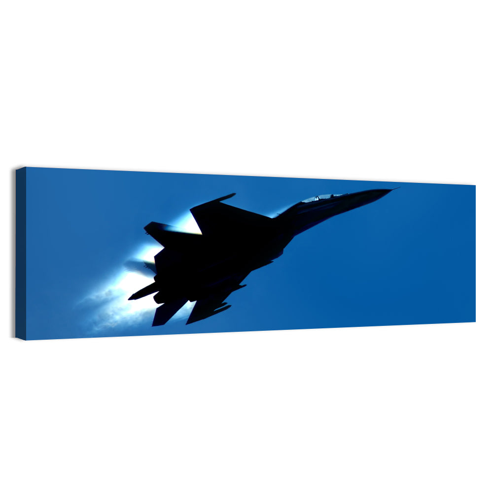 Su-27 Silhouette Wall Art