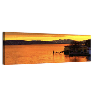 Lake Zurich Sunset Wall Art