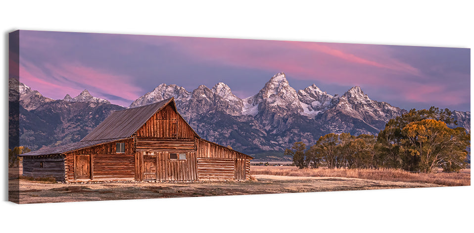 T.a. Moulton Barn at Dusk Wall Art