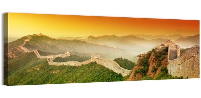 Great Wall of China Wall Art as a canvas print