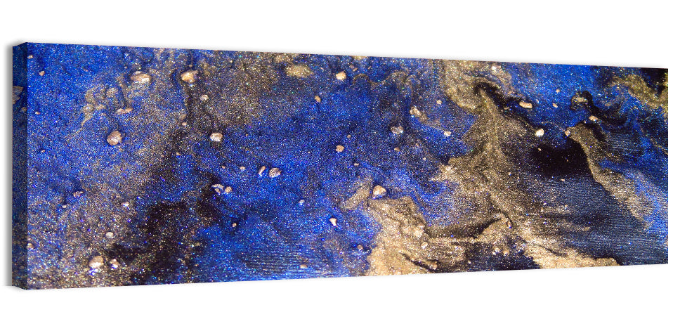 Blue Rush Abstract Wall Art