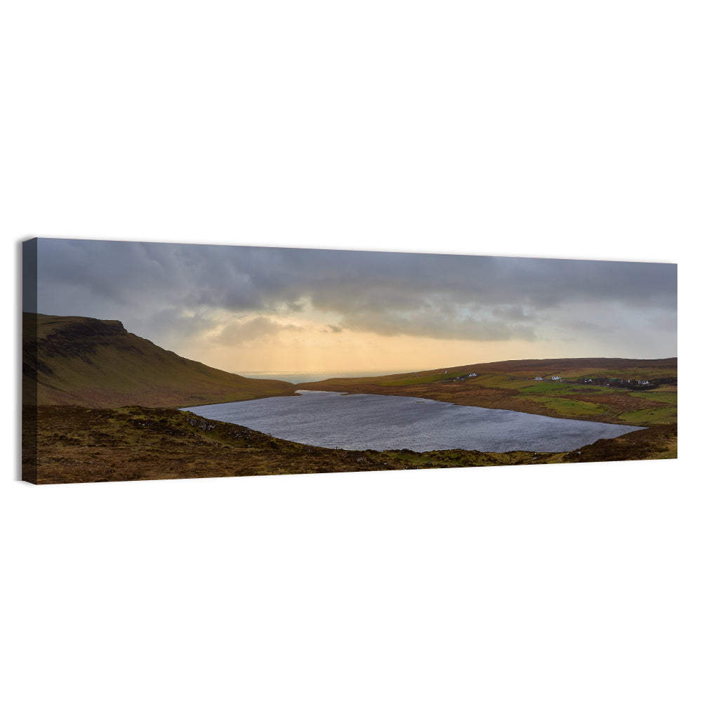 Isle of Skye Lake at Golden Hour Wall Art