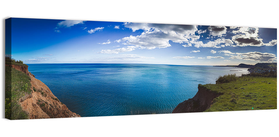 Sidmouth Cliffs and Sea View Wall Art