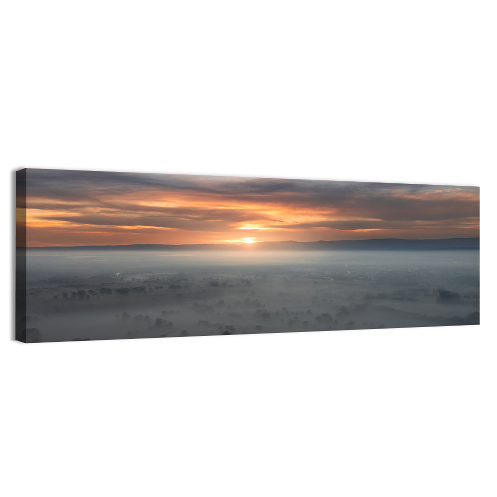 Rhine Plain Sunrise Wall Art