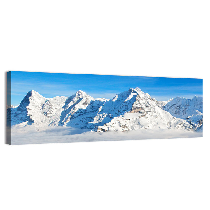 Eiger, Mönch and Jungfrau Peaks Wall Art