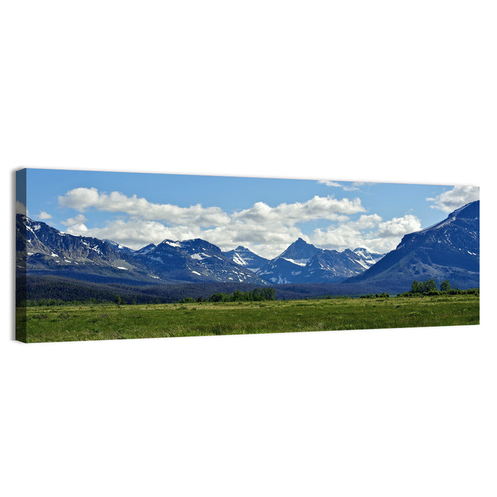Montana Rocky Mountains Wall Art as a canvas print